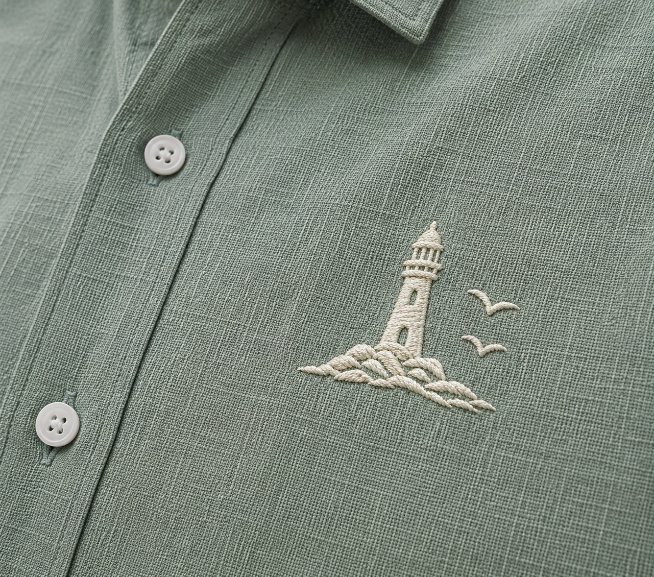 AmsterLily Lighthouse Linen Shirt